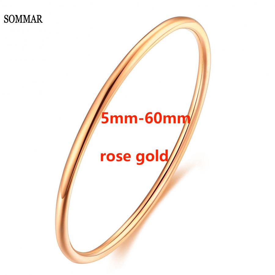 SOMMAR roestvrijstalen kleur bedels armband Simple Heritage Gold/Rose Gold Wedding Armband Sieraden Europese stijl: Rose Goud Kleur