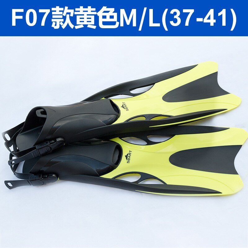 Sbart Adults Diving Fins Swimming Shoes Women Men Scuba Flippers Snorkel Equipment Silica Gel EO