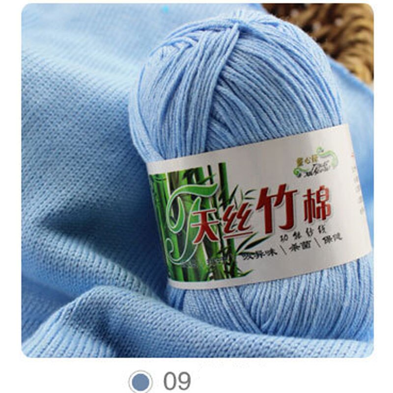 10 Stks/partij Natuurlijke Zachte Bamboe En Katoen Garen Voor Breien 100% Natrual Voor Baby 6 Strengen Dikke Hand Breien Dikke diy Garens: 09