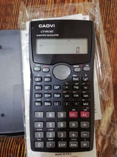 Handheld Multi-functional LCD 2 Line Display Scientific Calculator not Solar Power Accounting Mathematic Calculator