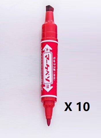 Permanent marker Indelible Waterproof Pens Dual Side Writing two side smooth writing logistics WSPM-502