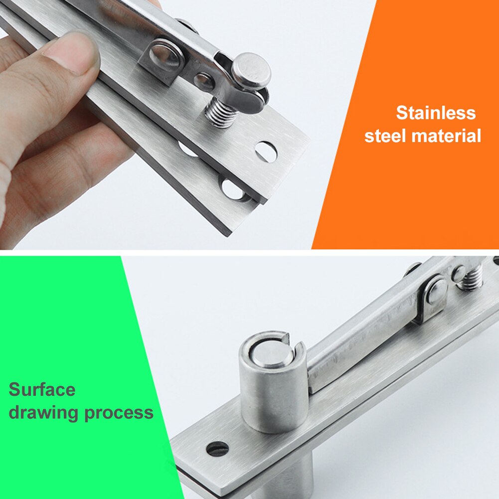 Universal Furniture Home 360 Degree Rotation Pivot Hinge Shaft Hardware Replacement Parts For Door Cabinet Stainless Steel