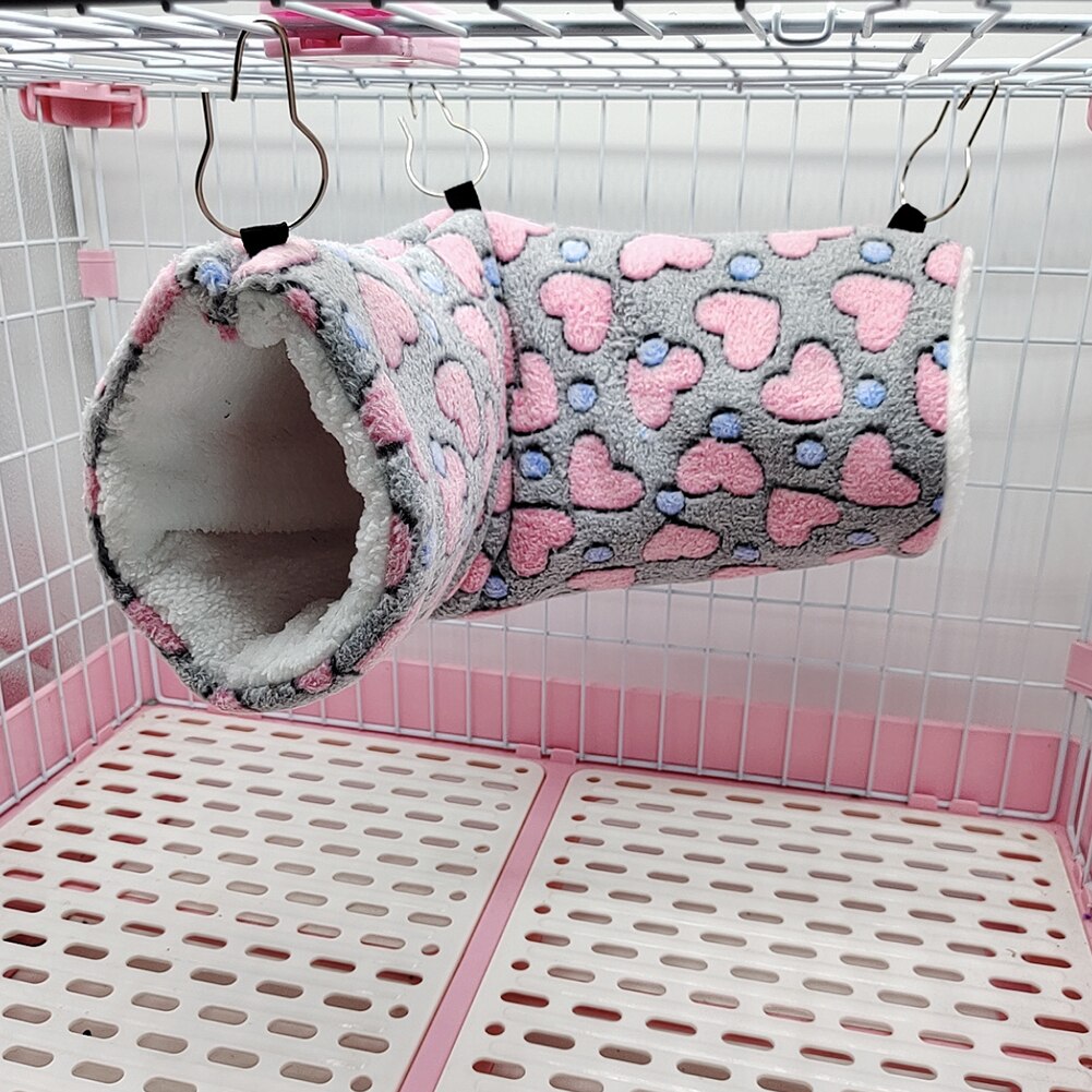 Kærlighed hjerte hamster rotte egern hængende hængekøje gynge rede kæledyr bur sove seng plys metal hængende behagelig kæledyr supp