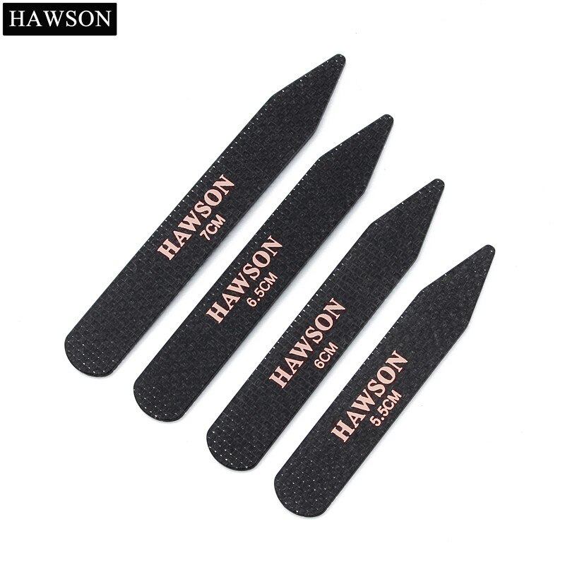 Jeden zestaw 8 sztuk dorywczo metalowa usztywniacze robić kołnierzyków koszula męska kołnierz usztywniacz z włókna węglowego usztywniacze robić kołnierzyków kije na strój biznesowy: czarny błonnik