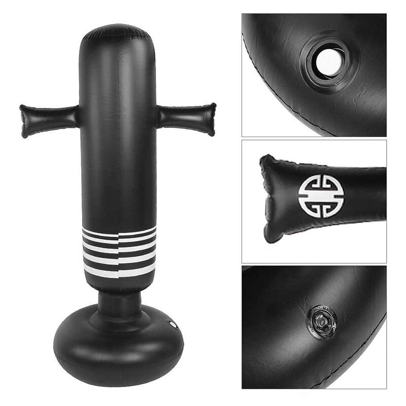 Inflatable Kids Punching Bag Inflatable Boxing Punching Bag for Practicing Karate Taekwondo MMA Relieve Pent Up Energy