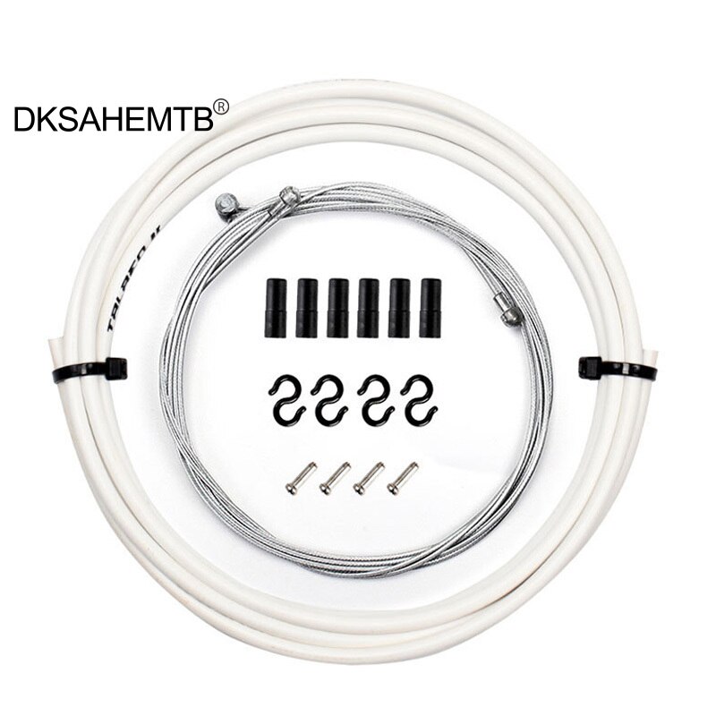 Bike Brake Housing/Shift Housing Bike Brake Cable Line Kit Bicycle Derailleur Line For MTB Road Bike: White Brake Kit