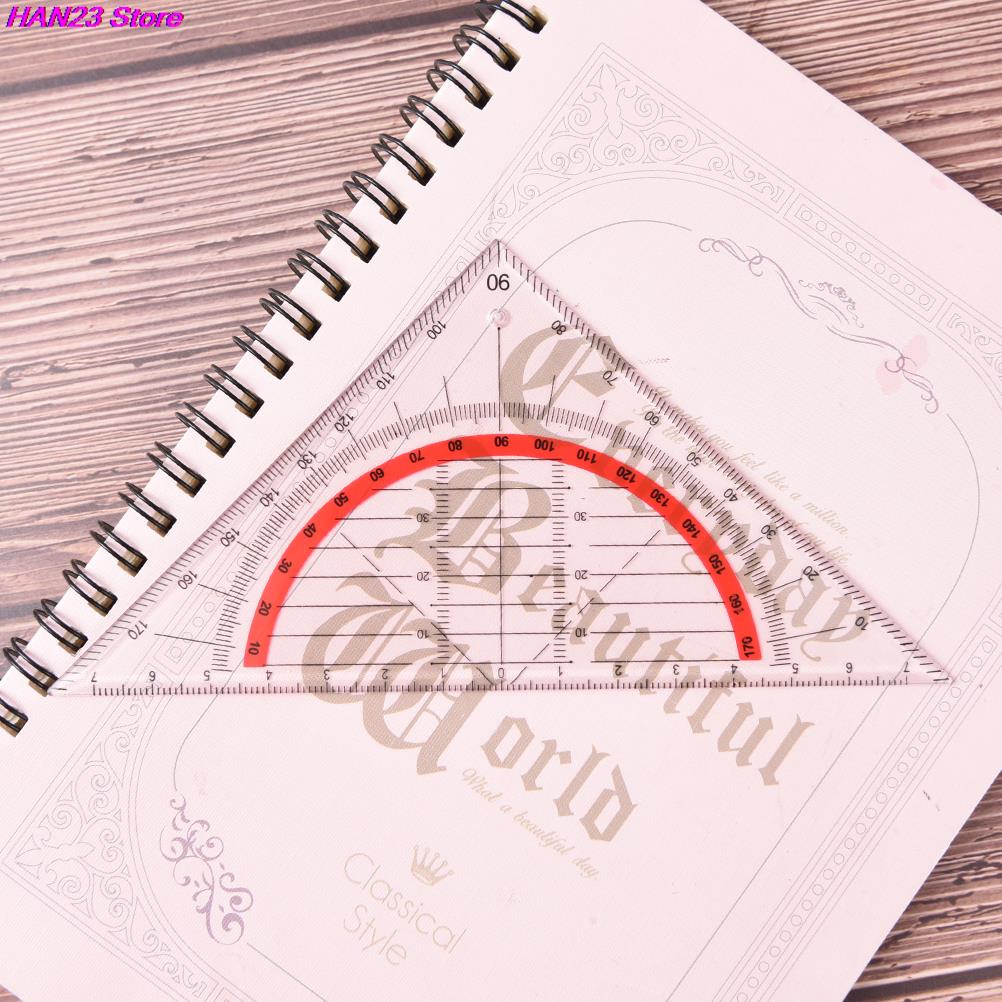 15Cm Studenten Briefpapier Kantoor Multifunctionele Set Vierkante Driehoek Multifunctionele Heerser Gradenboog Driehoek Coördineren Heersers
