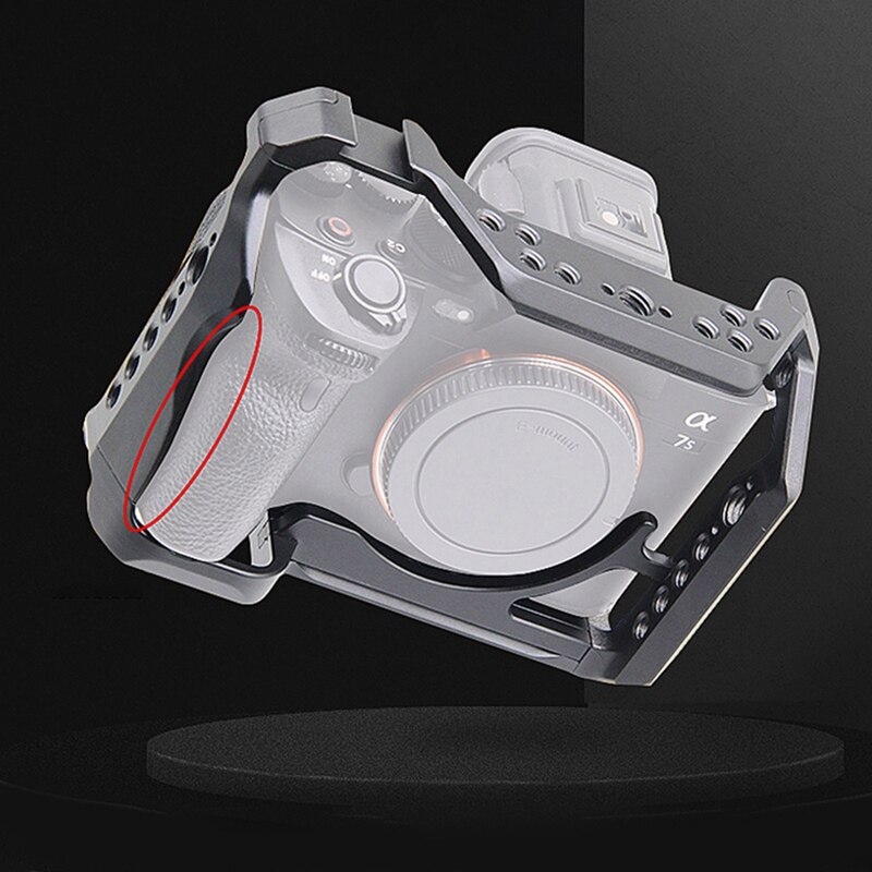 Nuova gabbia per fotocamera per stabilizzatore per fotocamera Sony A7S3/A1 1/4 fori filettati staffa piastra a sgancio rapido