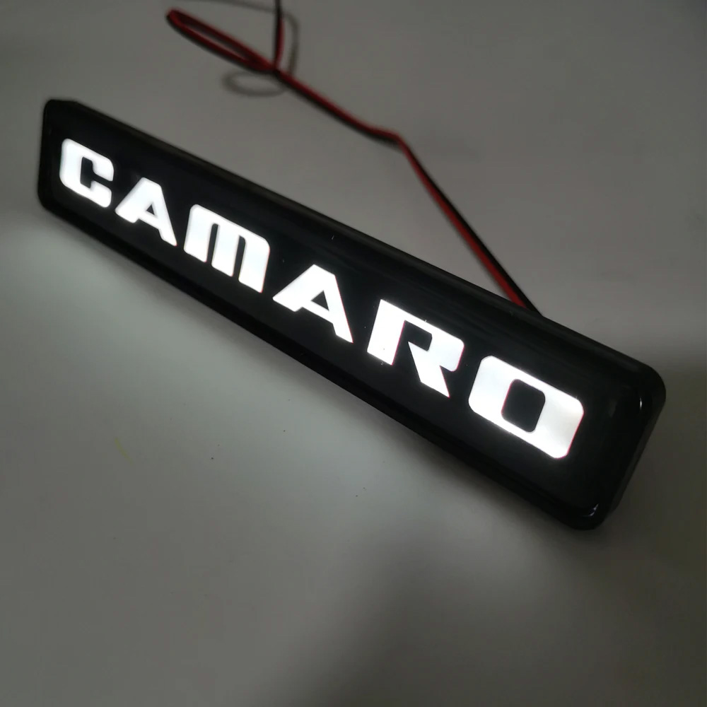 LED-kühlergrill-Emblem-beleuchtung für chevrolet camaro, weiße Styling-leuchte für Höhle kühlergrill