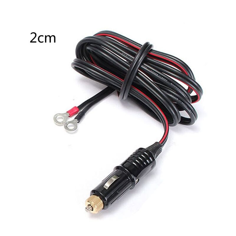 Car Male Plug Cigarette Lighter Socket Plug Connector Adapter Power Supply Cord XXFF