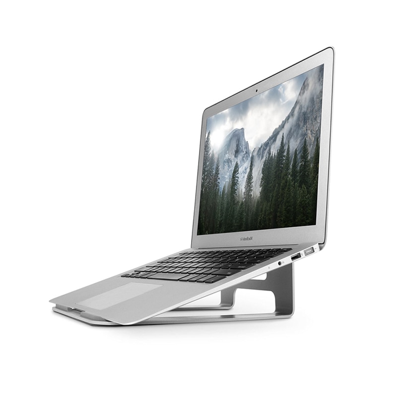 AP-1 Laptop Cooling Stand Aluminium Ergonomische 18 Graden Hoek Houder Ondersteuning 11-17 Inch Notebook Lapdesk Voor macbook