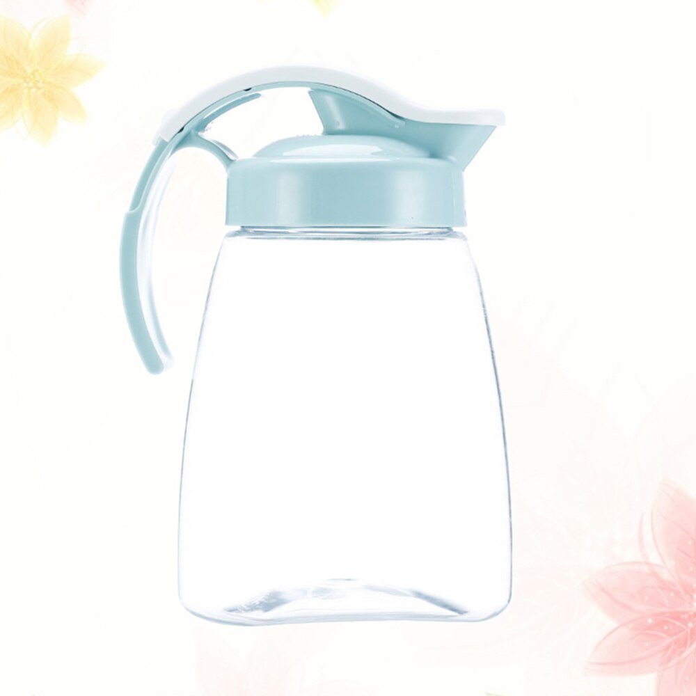 Getränke Lagerung Container Wärme Kälte Wasser Krug Kunststoff Saft Krug Haushalt Teekanne Wasserkocher-Größe L (Rosa): Blau 1