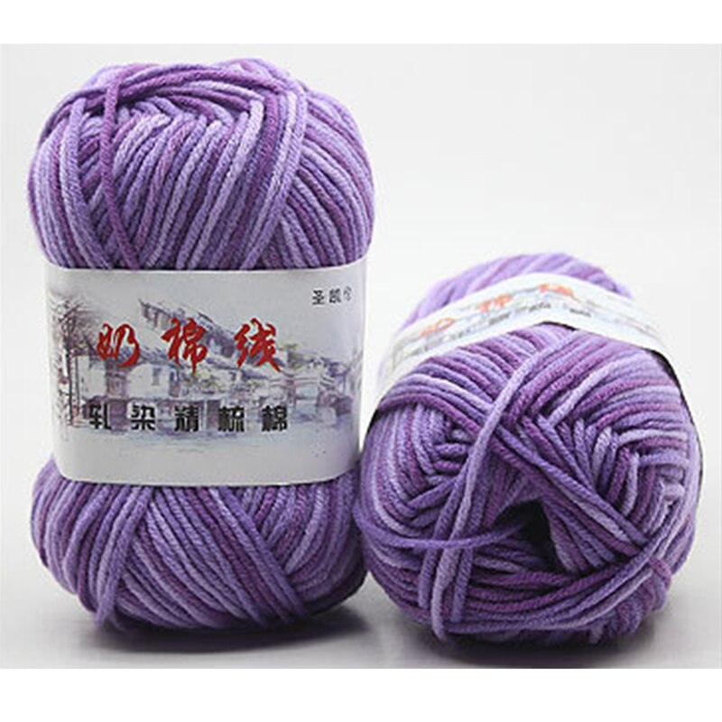 Baby Milk Cotton Yarn Crochet Hat For Knitting Wool Yarn Warm Chunky Yarn Children Hand Knitted Yarn Blanket Sweater: 8