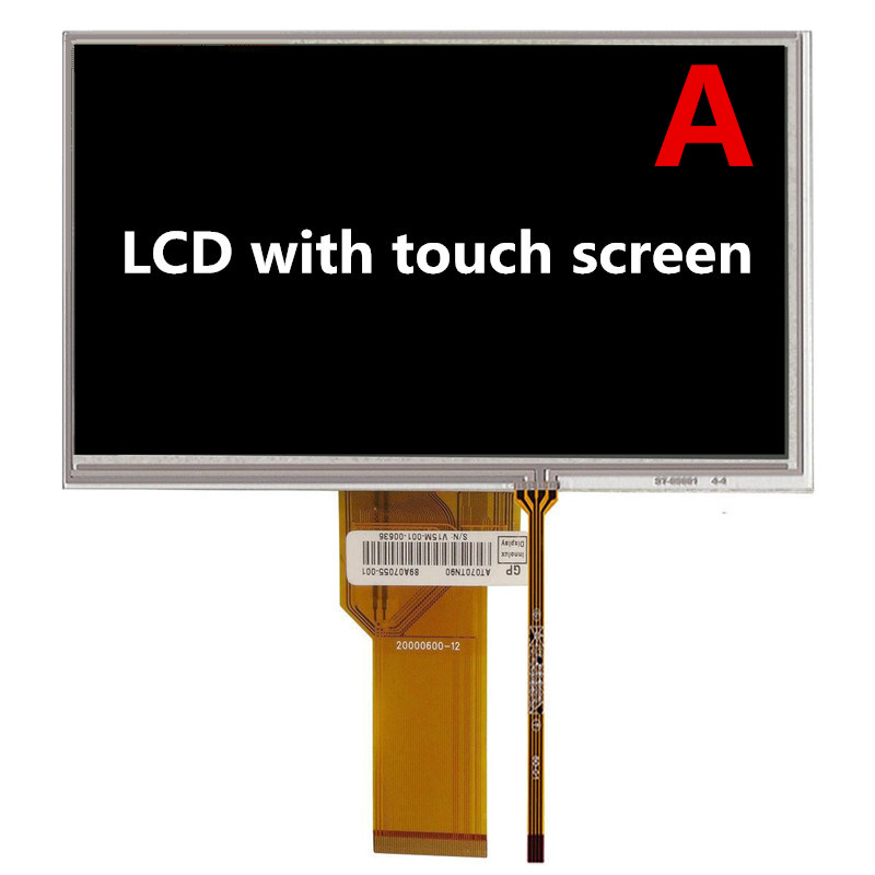 7 Inch LCD Screen Touch Screen Panel AT070TN94 AT070TN93 AT070TN90 92 V.X Car DVD Navigation LCD Replacement Parts: WHITE