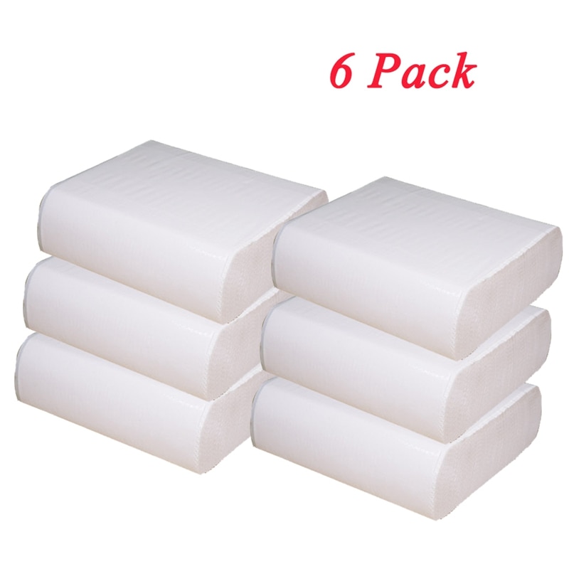 6- pack handdoeken feestpapier 150 vel/pack premium servetten feel badkamer gastenservet
