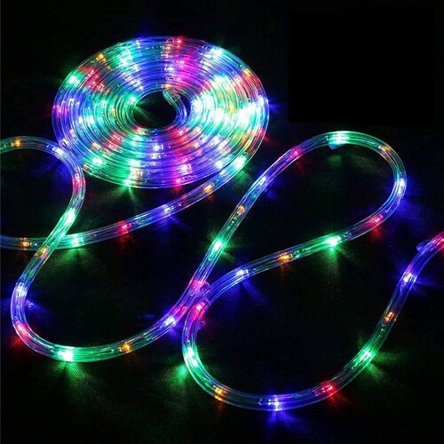 LED Rope Lights Battery Powered Fairy String Lights with Remote Control Garden Tube Lighting Strings Christmas Decor: RGB / 32M-300LEDs