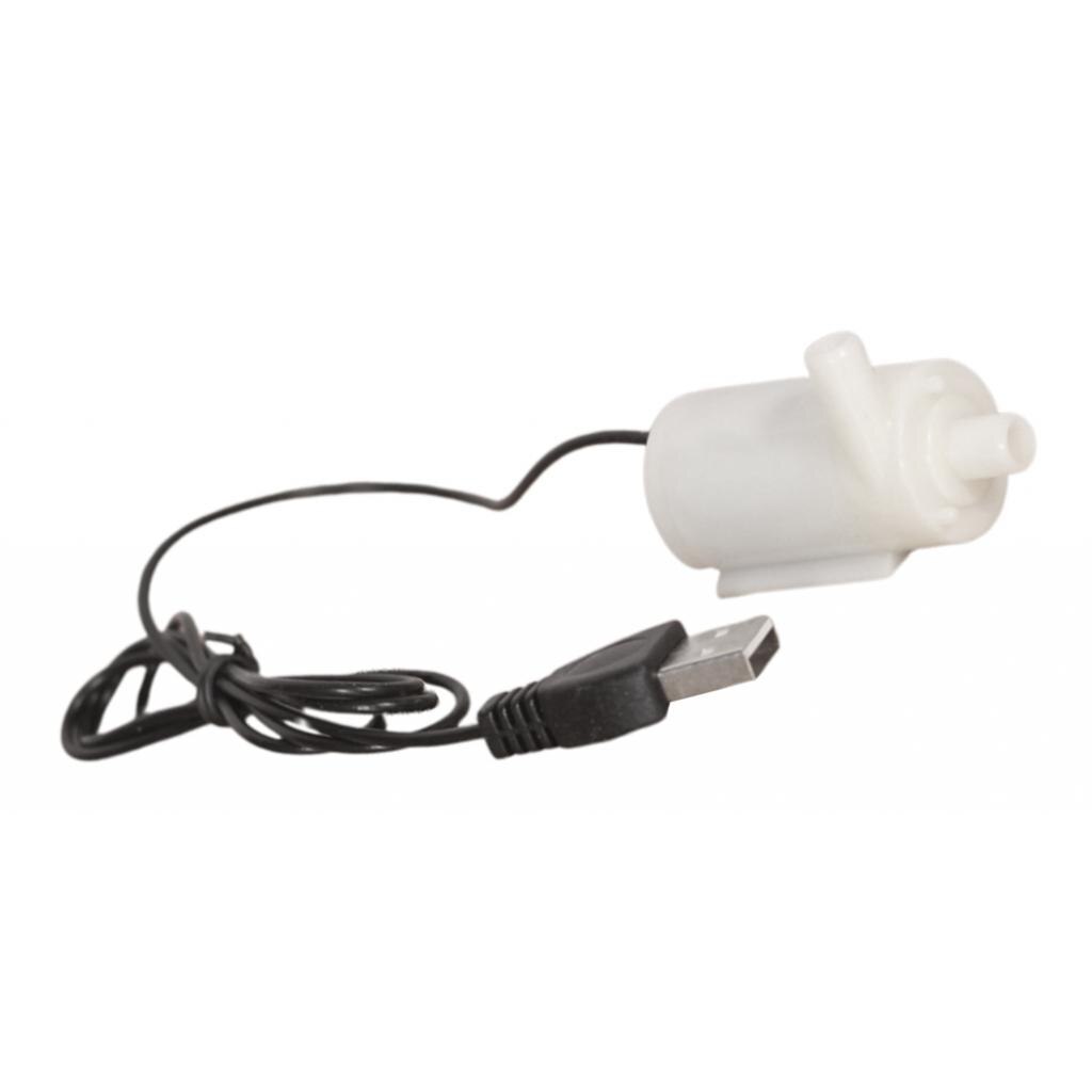 USB Mini Pump 3/5/6V Dual-Purpose for Fish-Tank Fountains Ponds Statuary