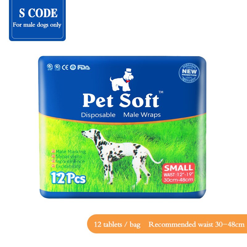 Tedi Cong-pañal suave para perros, productos desechables para mascotas, patrón de una generación: S
