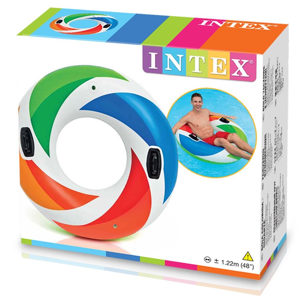 Intex 58202 - Ciambellone con Maniglie, 122 cm