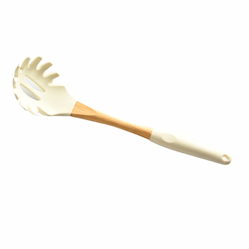 6 Pieces Cooking Tools Set Premium Silicone Kitchen Cooking Utensils Set Turner Soup Spoon Strainer Pasta Server Spoon