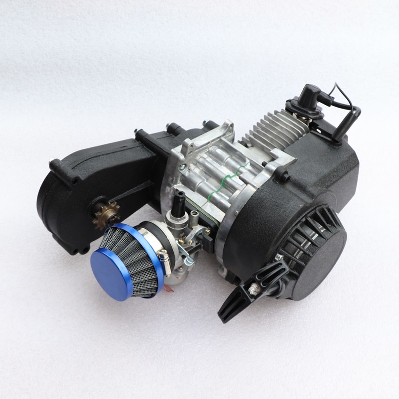 49cc 47cc Motorcycle Complete Engine for 2-Stroke Pull Start W/Transmission Mini Dirt Bike