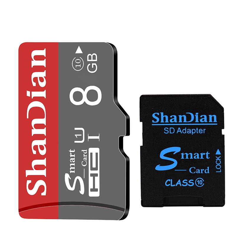 Shandian Grijs Smart Sd-kaart Digitale Camera Memory Capaciteit Uitbreiding 8Gb 16Gb 32Gb 64Gb 128Gb gratis Komt Met Sd-kaart Passen: 8GB