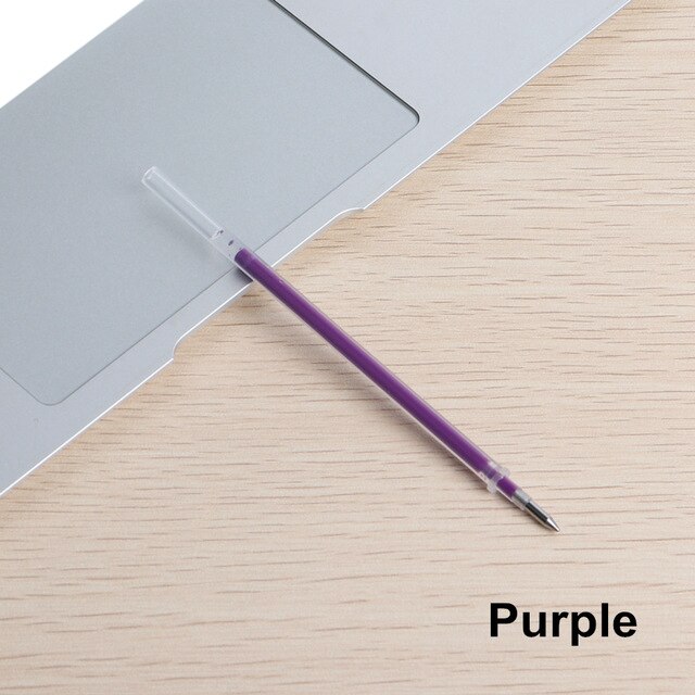 8PCS YDNZC Erasable Pen 8 Colors Ink Gel Pen of Styles Rainbow Best-selling Drawing Stationery Pens For School: 8PCS Purple ink