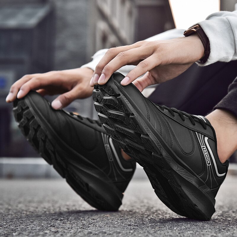 Men's Sneakers Walking Shoes Size 39-48 Men's Colors Comfortable Black and White Outdoor Sneakers Sport Shoes Zapatillas Hombre