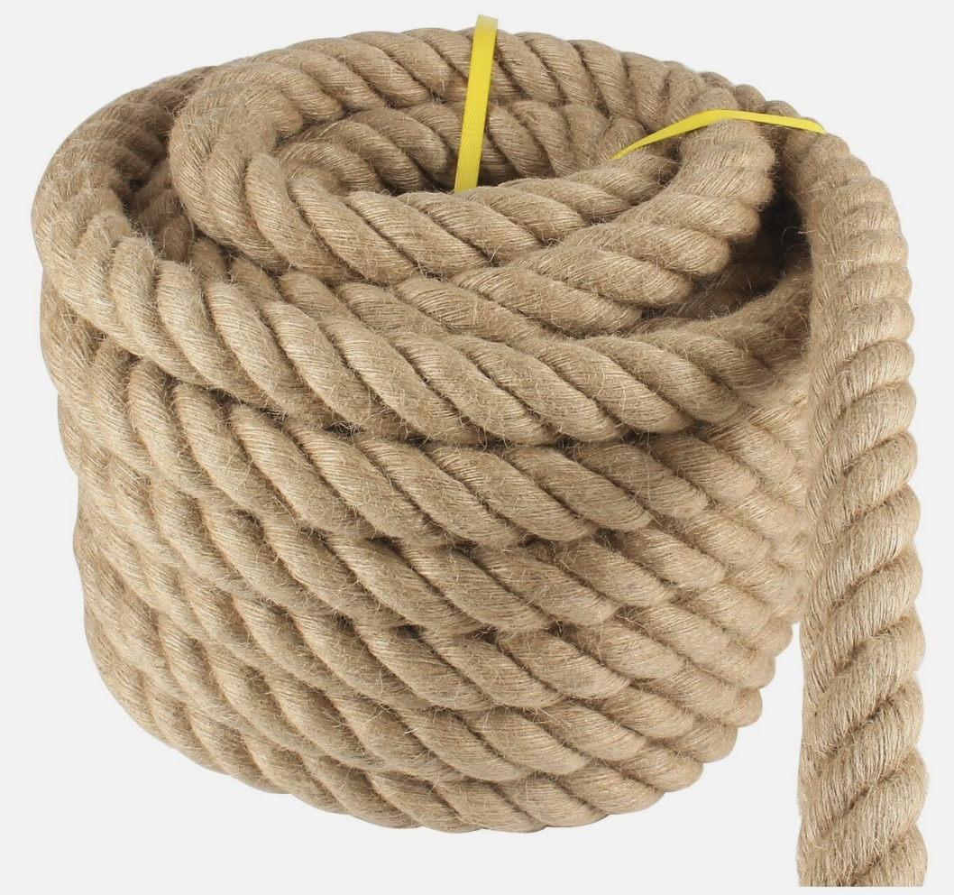 Corde de ficelle en jute pour le jardinage, optique naturelle, ficelle de jardin, artisanat de faisceau, arts, emballage , 20mm
