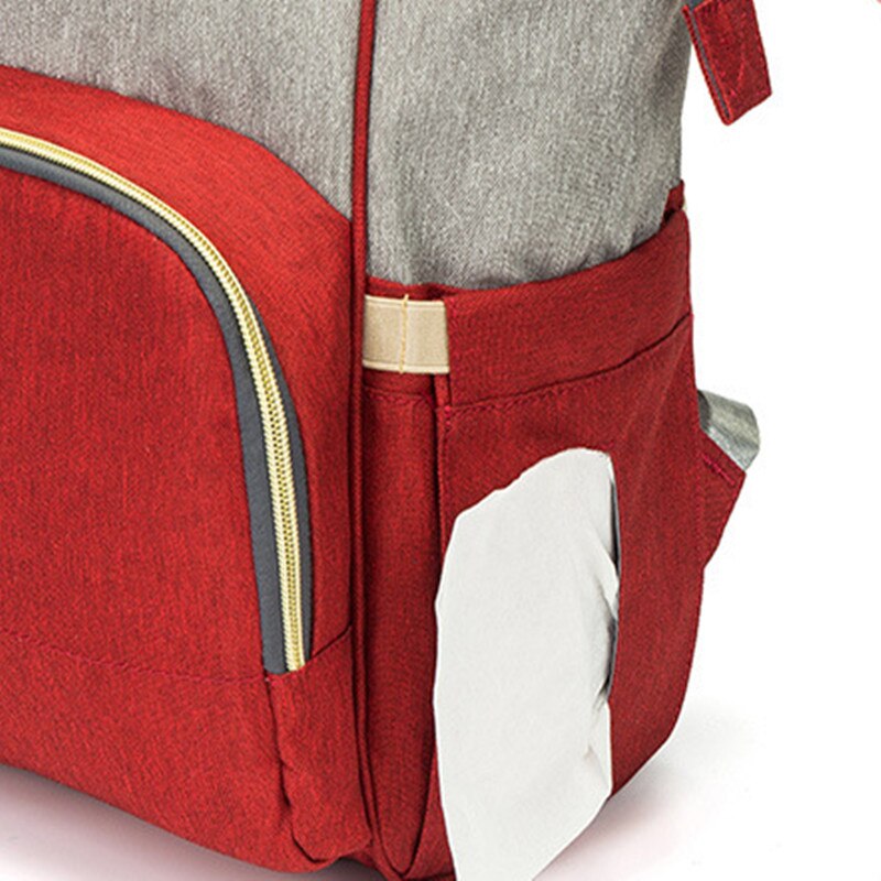 Luiertas Mama Zak Usb Travel Rugzak Moeder Moederschap Verpleging Wandelwagen Luiertas Grote Capaciteit Waterdichte Baby Tassen
