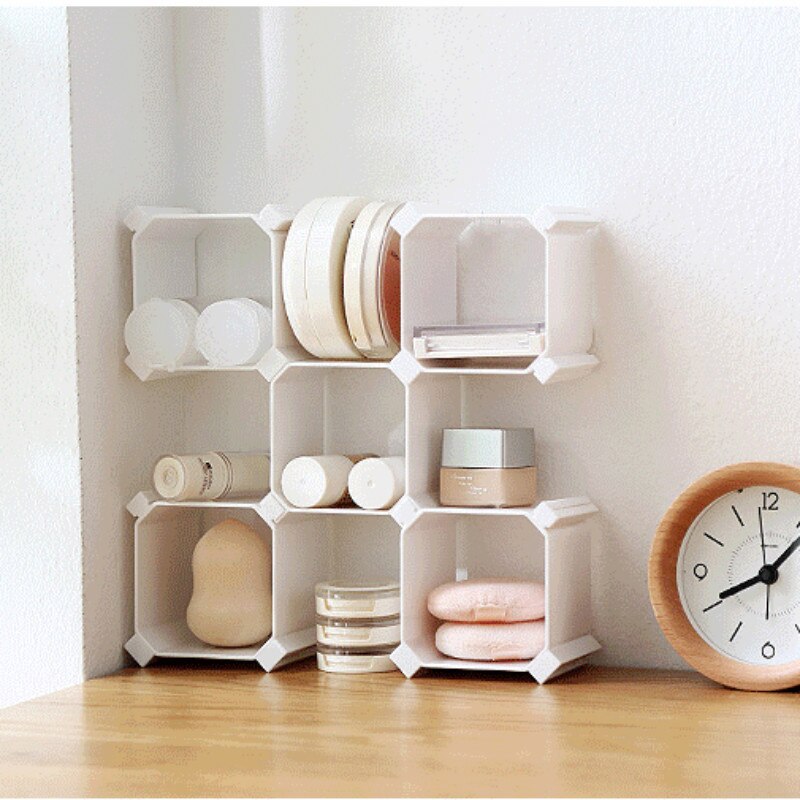 6 uds. Caja organizadora de herramientas creativa de Combinación libre de cajones para ropa interior y calcetines caja organizadora de organización de separaciones de panal DIY