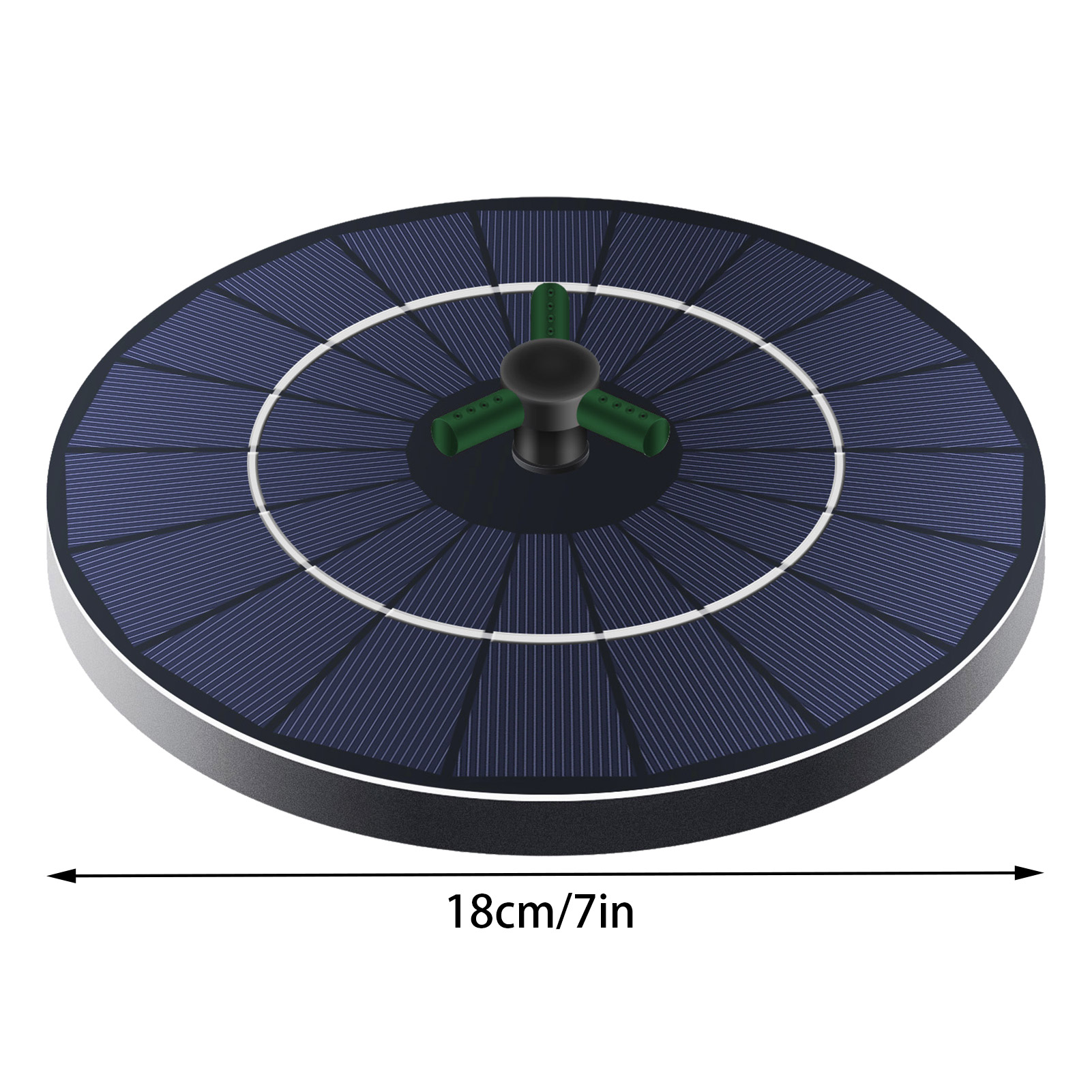 Solar Water Fountain Solar Bird Bath Fountain Pump Solar Powered Water Fountain Pump for Garden Ponds Pool Aquarium Built-in