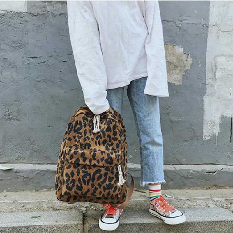 Schoudertas tijger print - OldSchool Bags