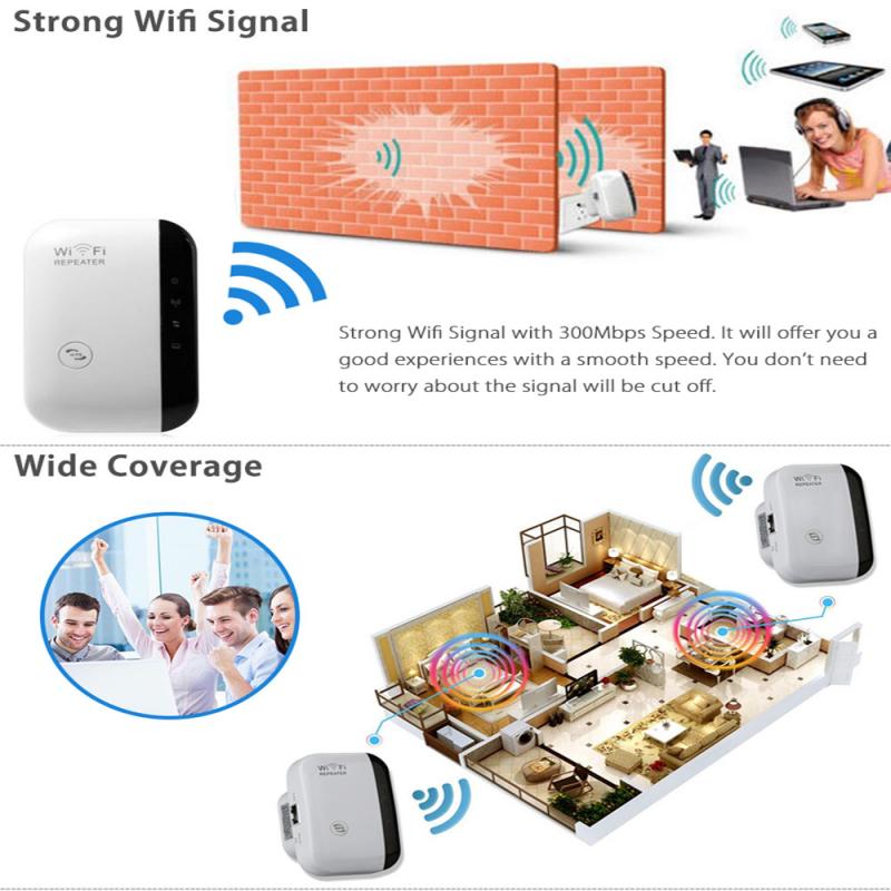 Wi-Fi Wireless WiFi Repeater Wifi Extender 300Mbps Wi-Fi Amplifier 802.11N/B/G Booster Repetidor Wi Fi Reapeter Access Point