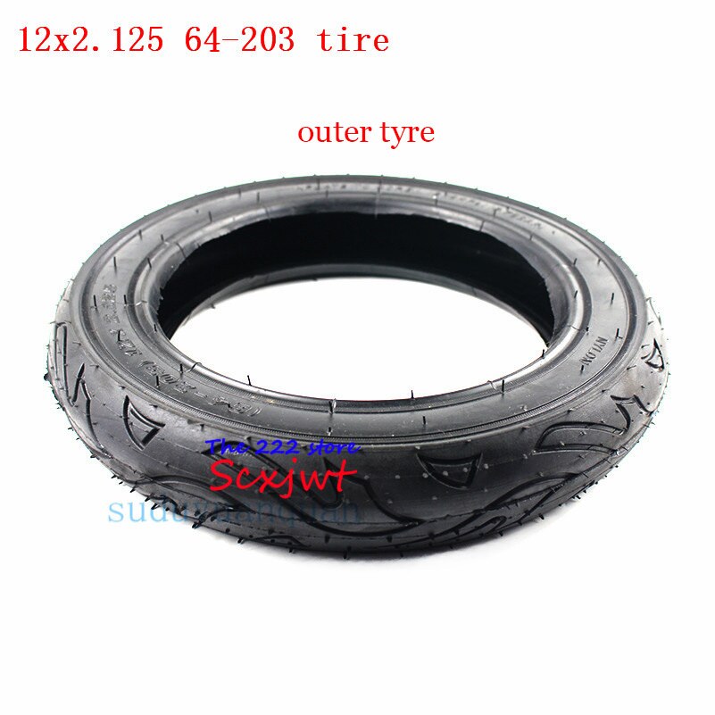 12x2.125 64-203 tire 12" Bike Bicycle Scooter Stroller Tires inner tubes 12 x 2.125 12x1.75 tyres 12 1/2 x 2 1/4 wheel tire