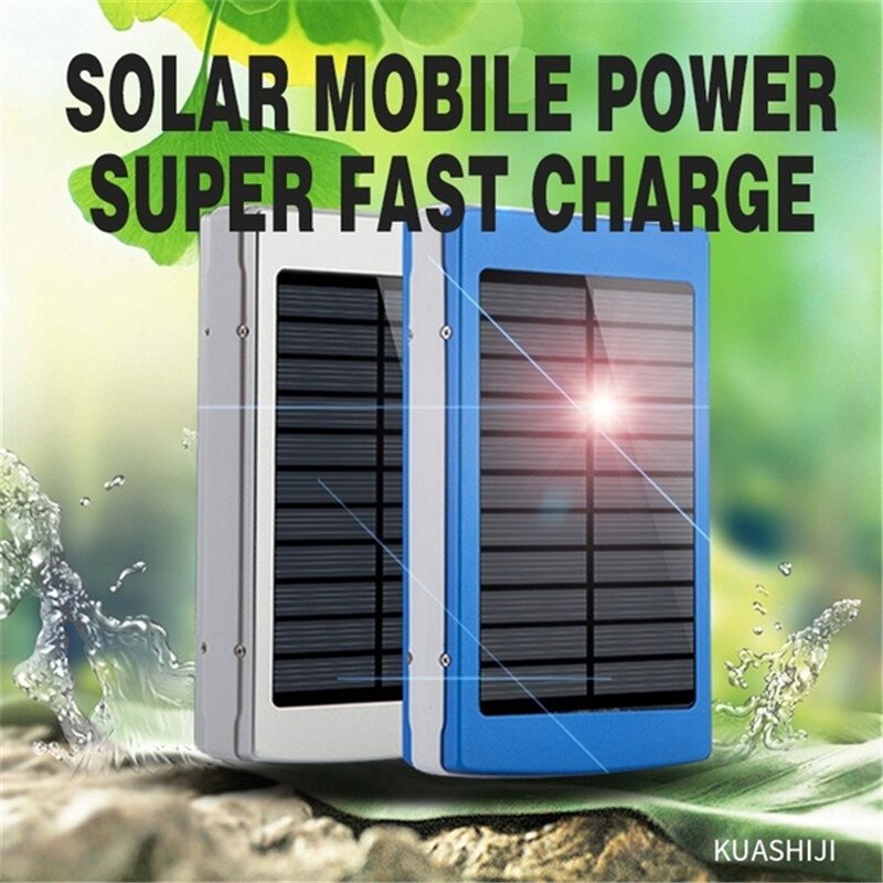 50000 mah solar-powerbank zum schnellladen externer handy-akkus, geeignet für mobiltelefone, smartphones, kameras und gps-geräte