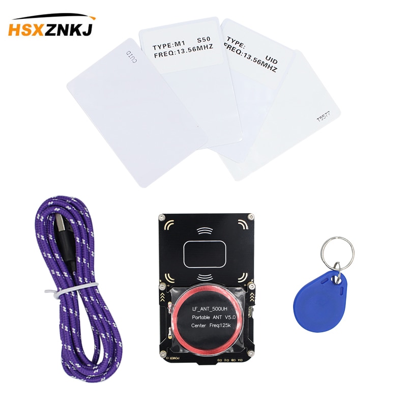 Lector de tarjetas RFID 512K con 2 puertos USB, NFC, escritor para fotocopiadora de tarjetas Rfid Nfc, clon grieta, Proxmark3, Kits de trajes de desarrollo 5,0 Proxmark RDV4