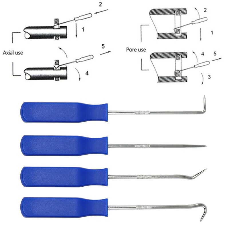 Juego de 4 unids/set de destornilladores de sello de aceite de coche, herramientas manuales de artesanía de aceite para vehículos