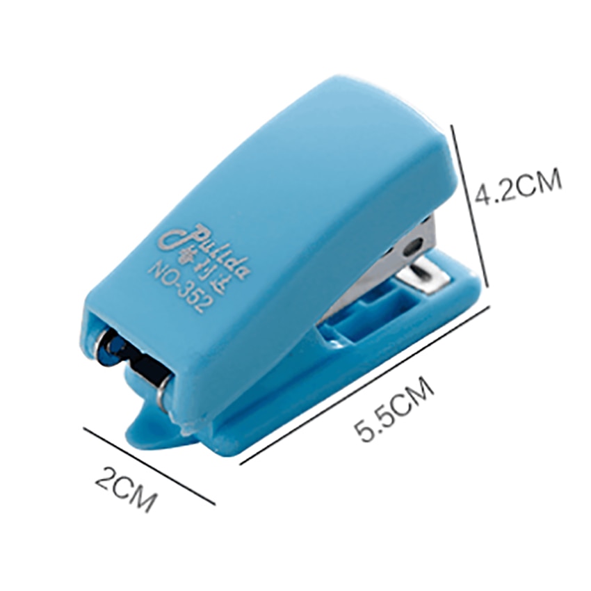 Instrukcja mini zszywacz z zszywki, 2-12 arkuszy 80g PAPIER robić KOPIOWANIA przydatne mini zszywacz dla studenta biurowe wiążące biurowe dostaw