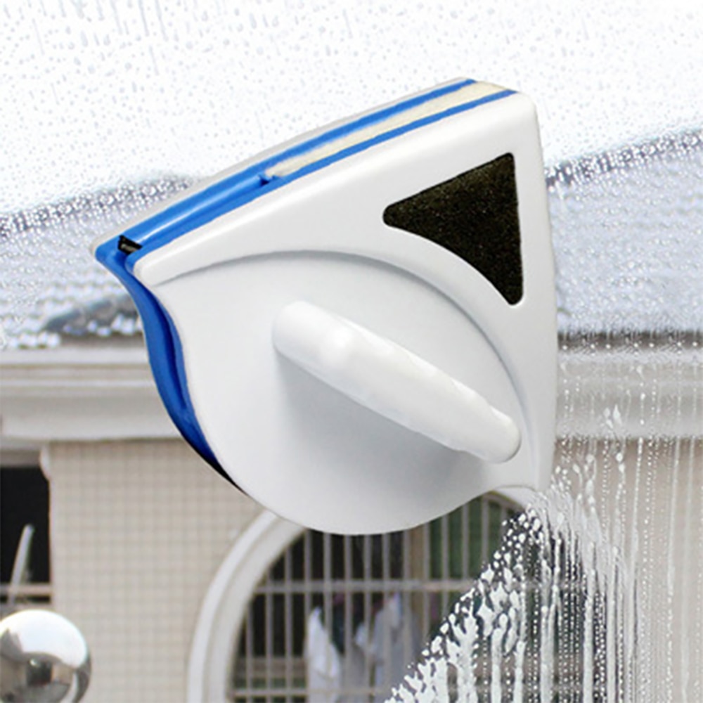 Doual side magnetisk vindue rengøringsbørste husholdningsvask vinduer værktøj justerbar magnetglas viskerrenser