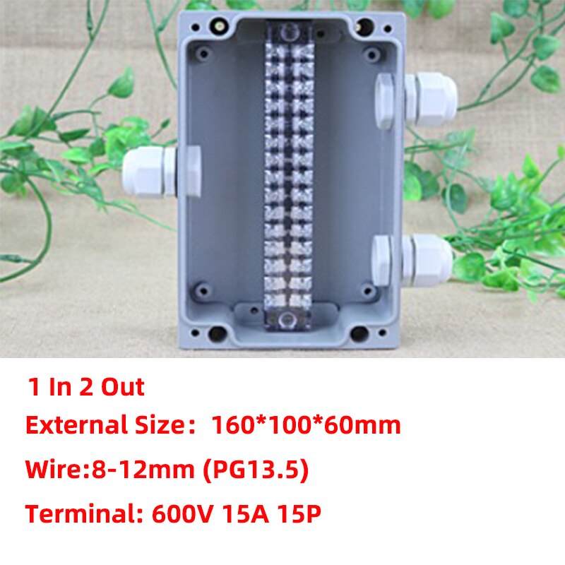 Aluminum Enclosure Project Box IP66 Outdoor Waterproof Junction Box Electrical Threading Case DIY Sealed Dustproof &amp; Rain Case: VT26-1C2