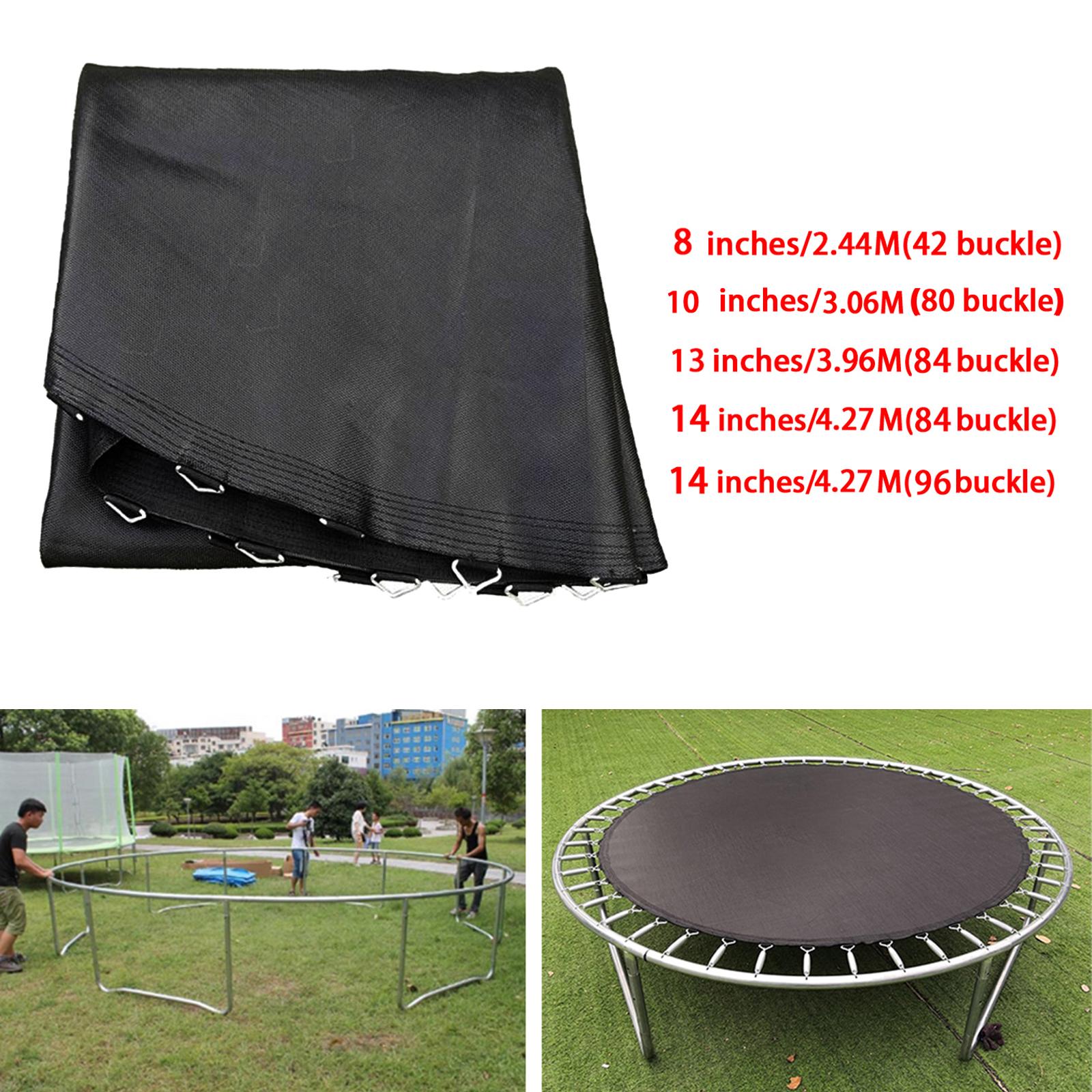 Ronde Trampoline Mat Duurzaam Pp Premium Springen Pad Langdurige Met V-Ringen Veiligheid