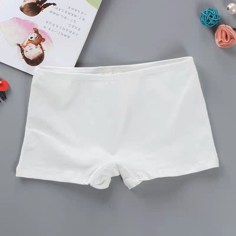 Flickor i bomull barn trosor andas tonårskalsonger boxershorts för barn underkläder 8-14 år: Tnn 0231 vita