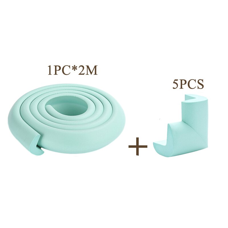 Baby Safety Corner Protector Home Edge Table Furniture Corner Baby Proof Protection Cover for Kids Child Safety Anticollision: Light Blue A