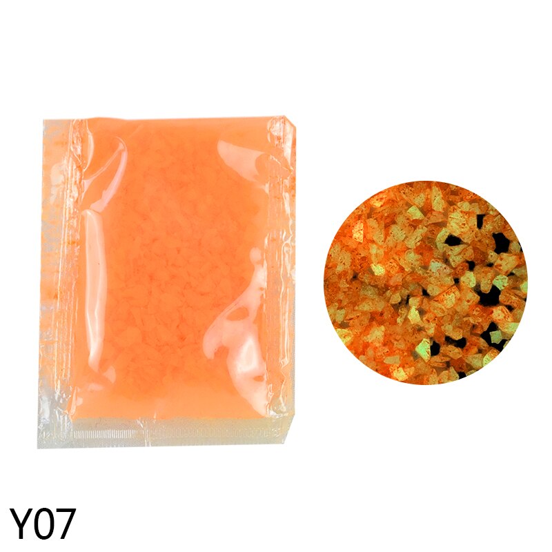 10/30g lysende sandstein fluorescerende grus glød i mørk uteplass hagedekorasjon gjør-det-selv stjerneklar ønsker flaske fisketank ornamenter: 10g / Y07