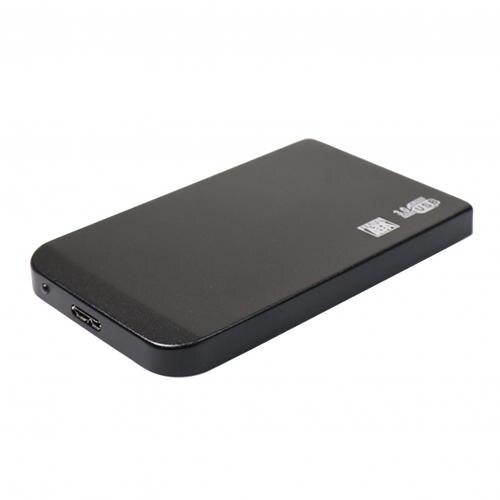 USB 3.0 5Gbps 2.5inch Portable External Transmission Closure HDD Hard Enclosure Disk Case Box External Hard Disk for PC: Black