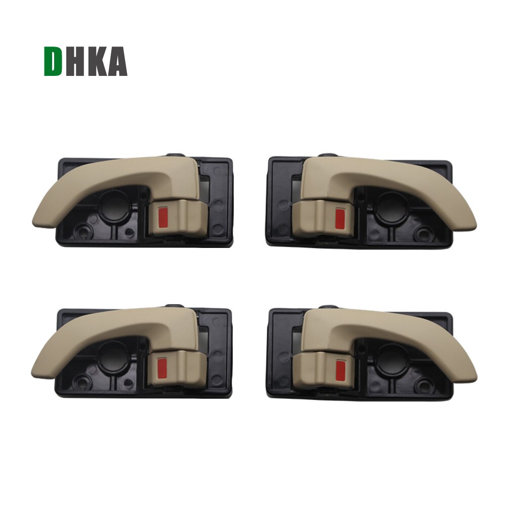 DHKA-manija de puerta INTERIOR para HYUNDAI Tucson, 05-09, 2005, 2006, 2007, , , OEM: RH:82620-2E000 LH:82610-2E000: BEIGE / LEFT