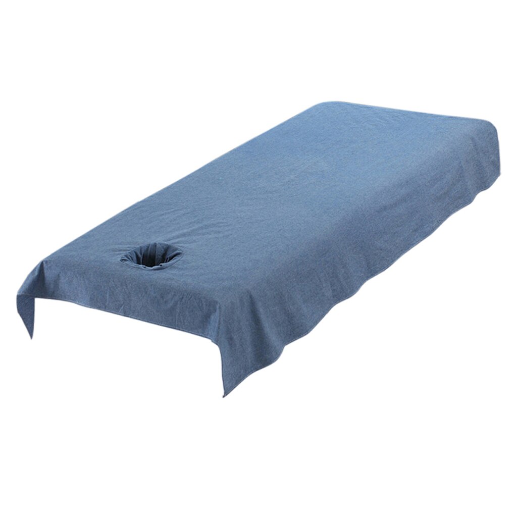 Table de Massage professionnelle en coton lavable, drap de lit, 8 couleurs, 200x120cm