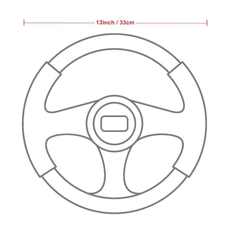 OANOiQ voiture accessoires sport volant dégagement rapide modifié volant 13 pouces 330mm aluminium mobile gouvernail
