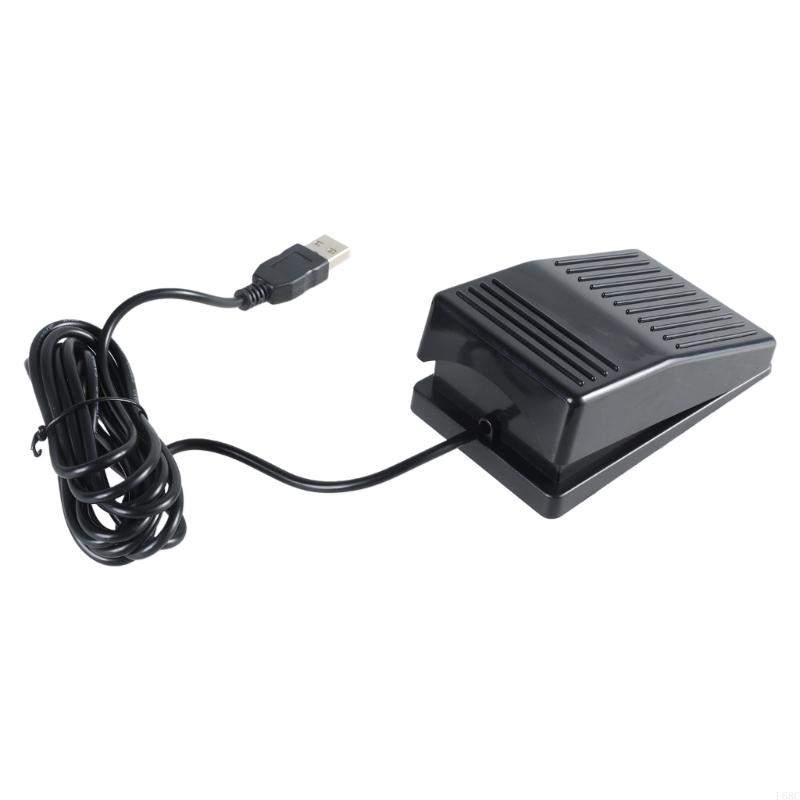F68C USB Foot Pedal Video Game PC Hände kostenlos Fußschalter für Schlüsselsteuerung SW